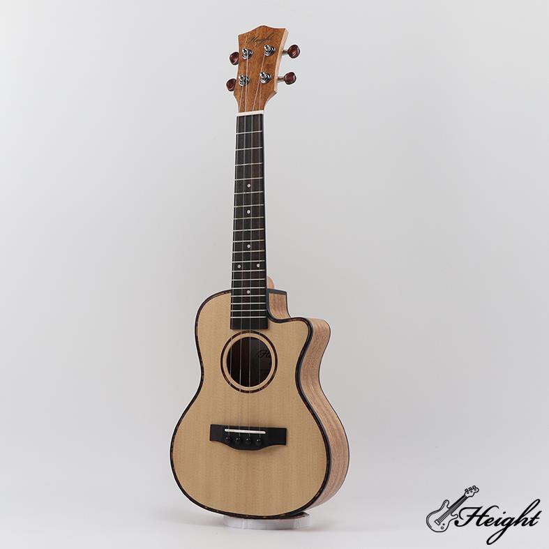 HC06C spruce cutaway ukulele