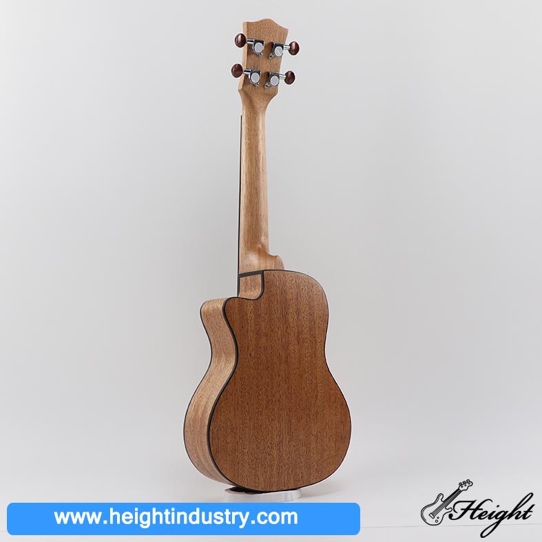HC06C spruce cutaway ukulele 8