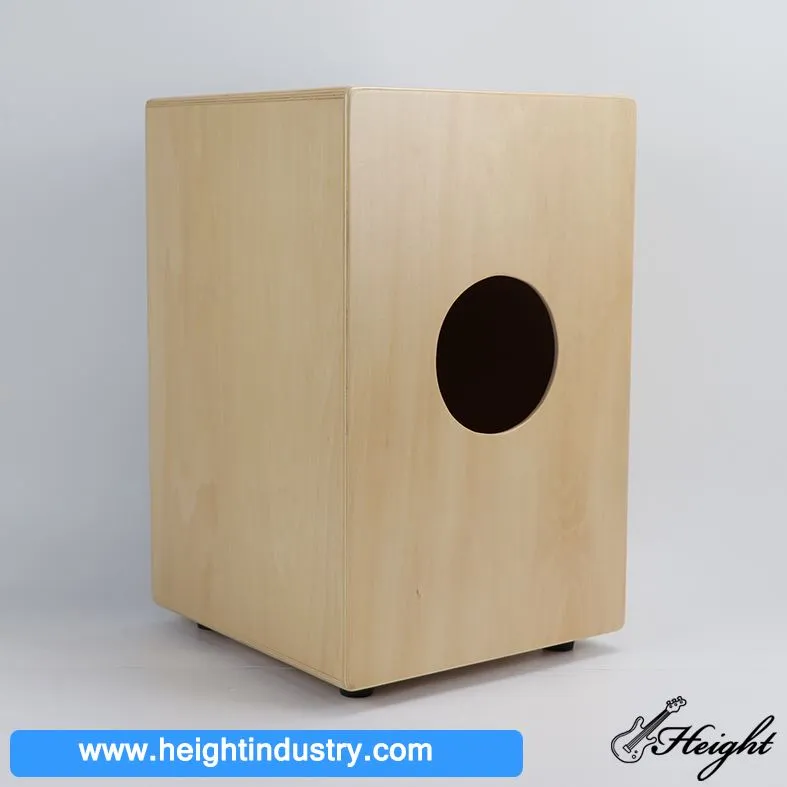Height walnut wood cajon box 