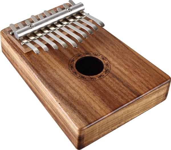Koa Wood 10 หมายเหตุ Kalimba