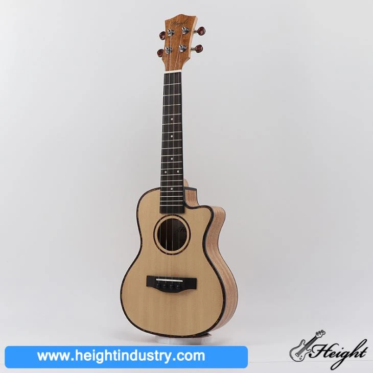 23 Inch Sapele Wood Cutaway Ukulele