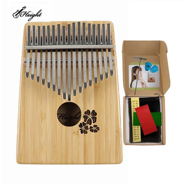 ไม้ไผ่ Kalimba 17 คีย์
