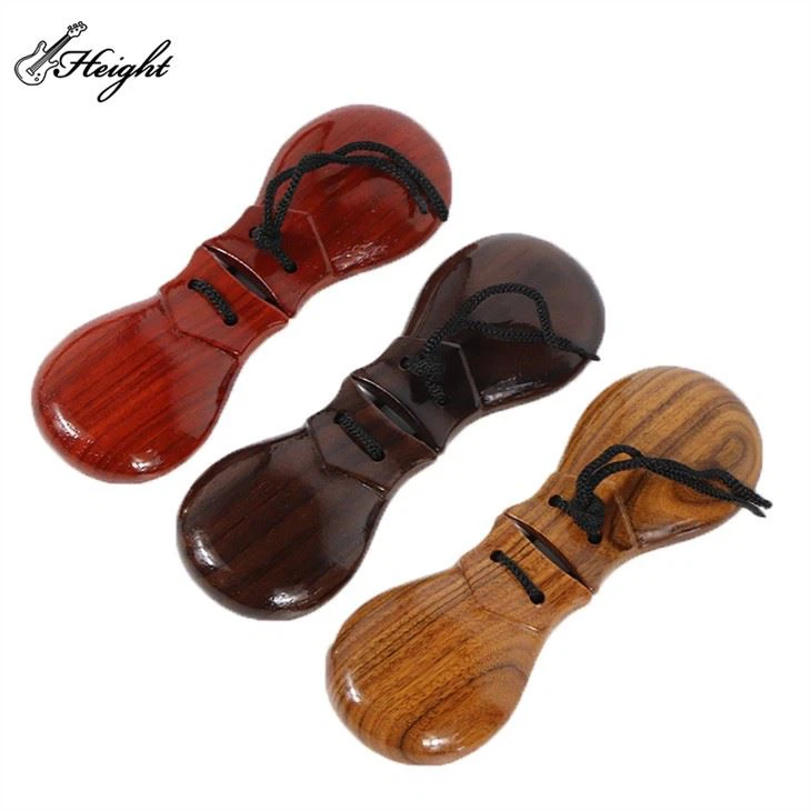 Small Percussion Wooden Castanets Toy