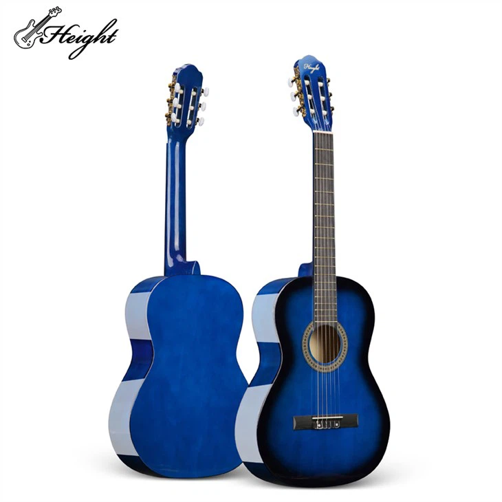 Red Burst 39 Inchclassical Guitar Midi For Shop