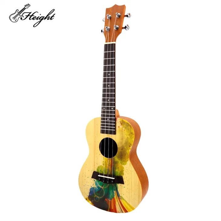 Colorful Painted Body Custom Logo Ukulele
