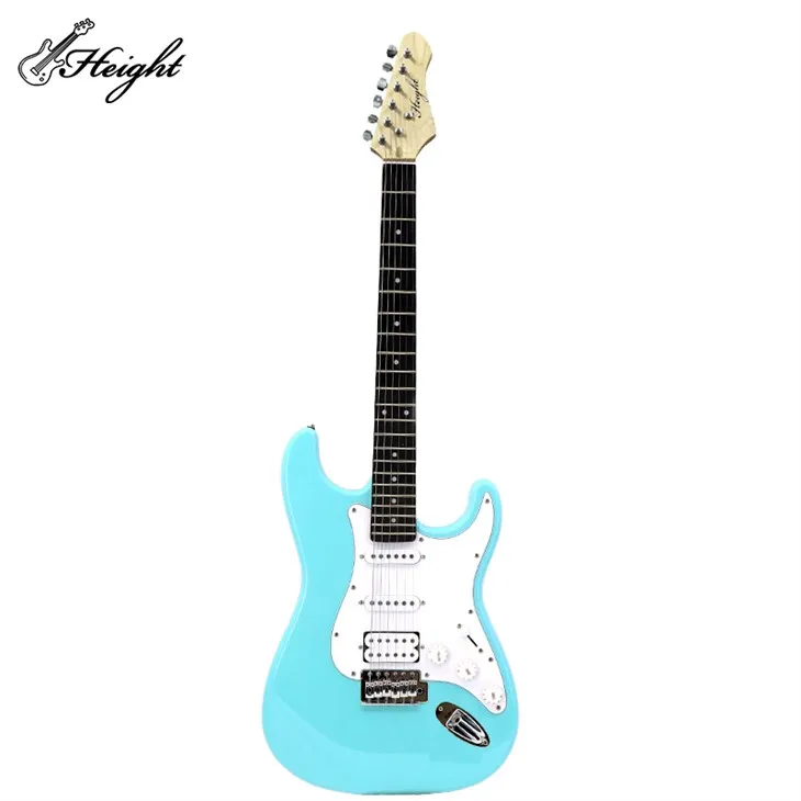 ST 6 String Electric Guitar Electric Guitar Body Solid Bass Wood